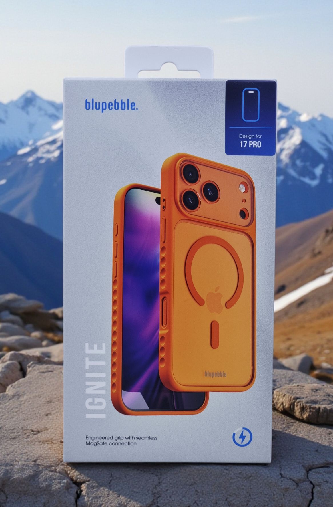 BLUPEBBLE IPHONE 17 PRO IGNITE CASE WITH MAGSAFE ORANGE BP-IPIGNITE17PRO-OR