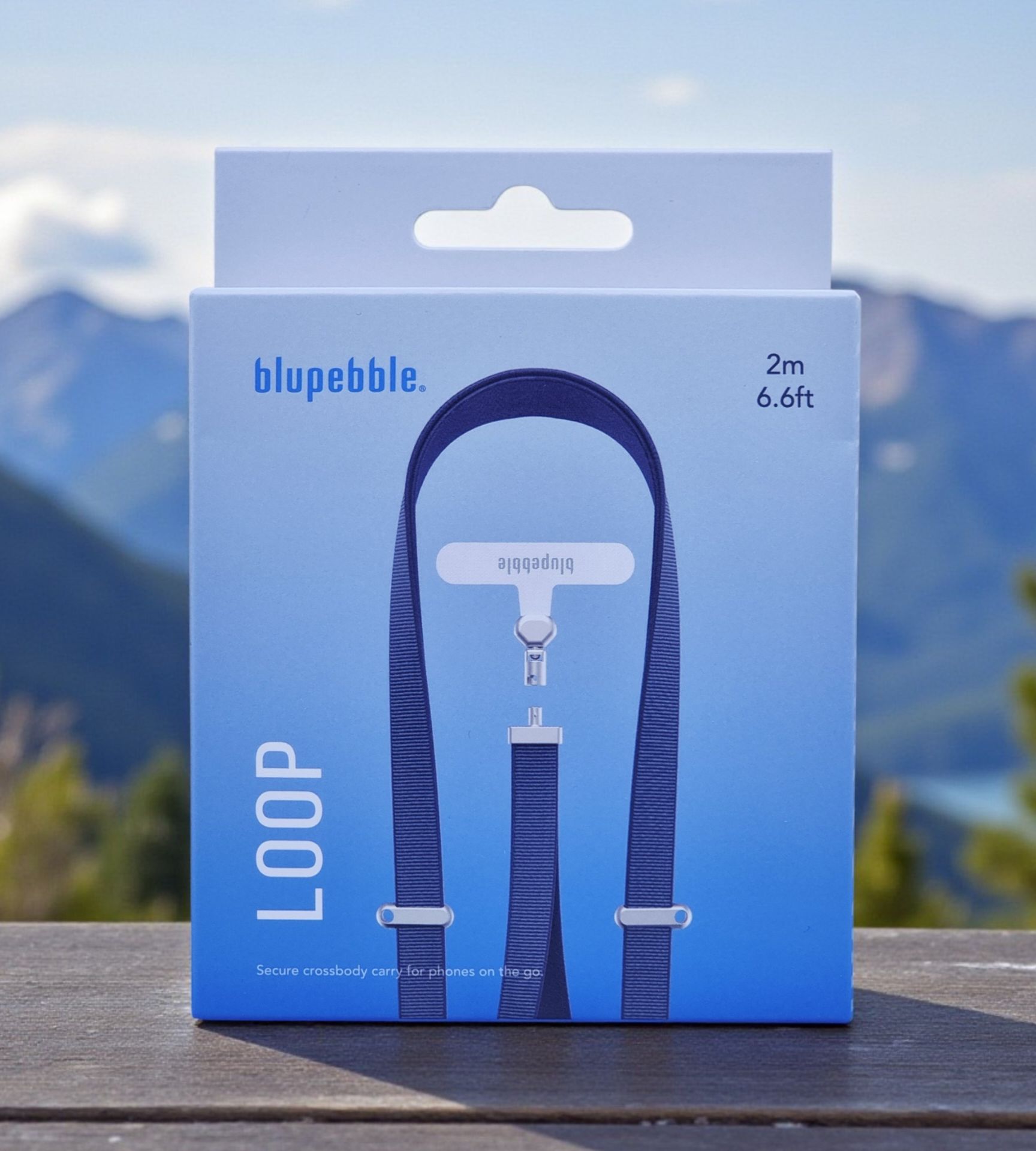 BLUPEBBLE MOBILE LOOP STRAP BLUE BP-LOOP-BL