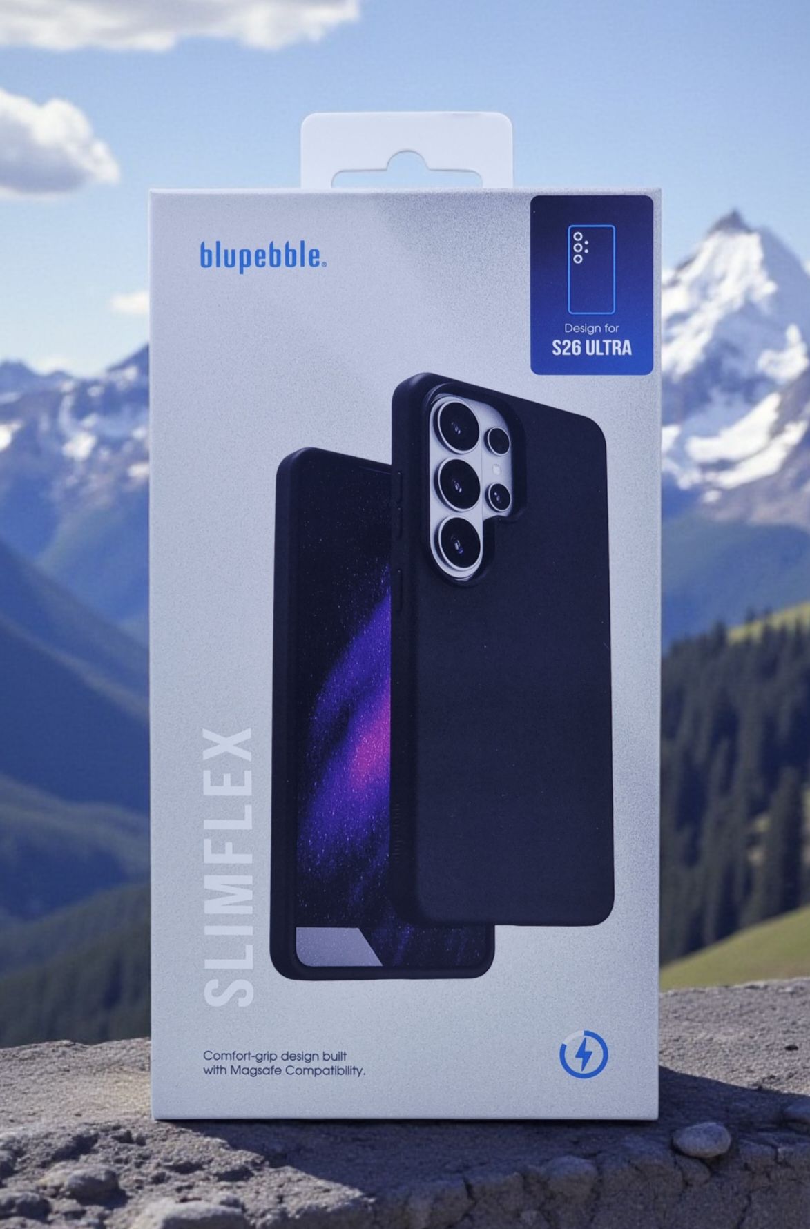 BLUPEBBLE SAMSUNG S26 ULTRA SLIM FLEX CASE BLACK BP-SFS26ULT-BK