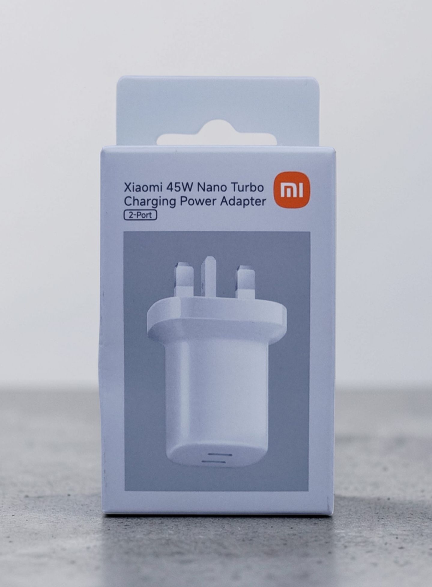 MI XIAOMI 45W NANO TURBO CHARGING POWER ADAPTER 2-PORT WHITE MDY-19-EH