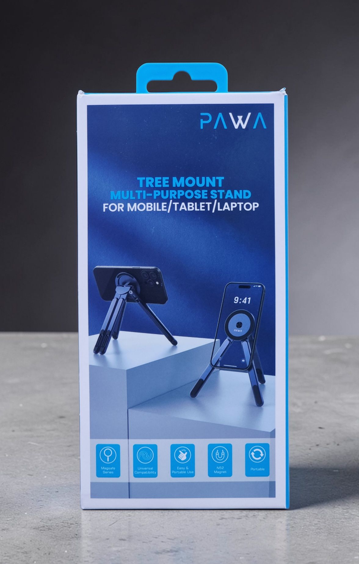 PAWA TREE MOUNT MULTI PURPOSE STAND FOR MOBILE-TABLET-LAPTOP GRAY PW-SCRMNT15-GY