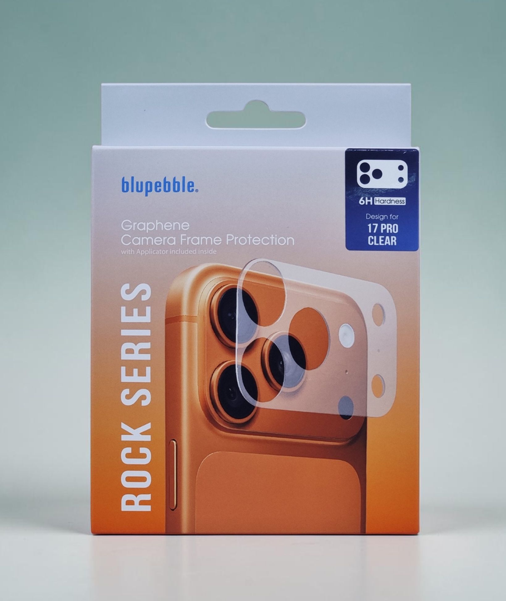 BLUPEBBLE IPHONE 17 PRO GRAPHENE CAMERA FRAME PROTECTION FILM CLEAR BP-CMFLM17PRO-CL