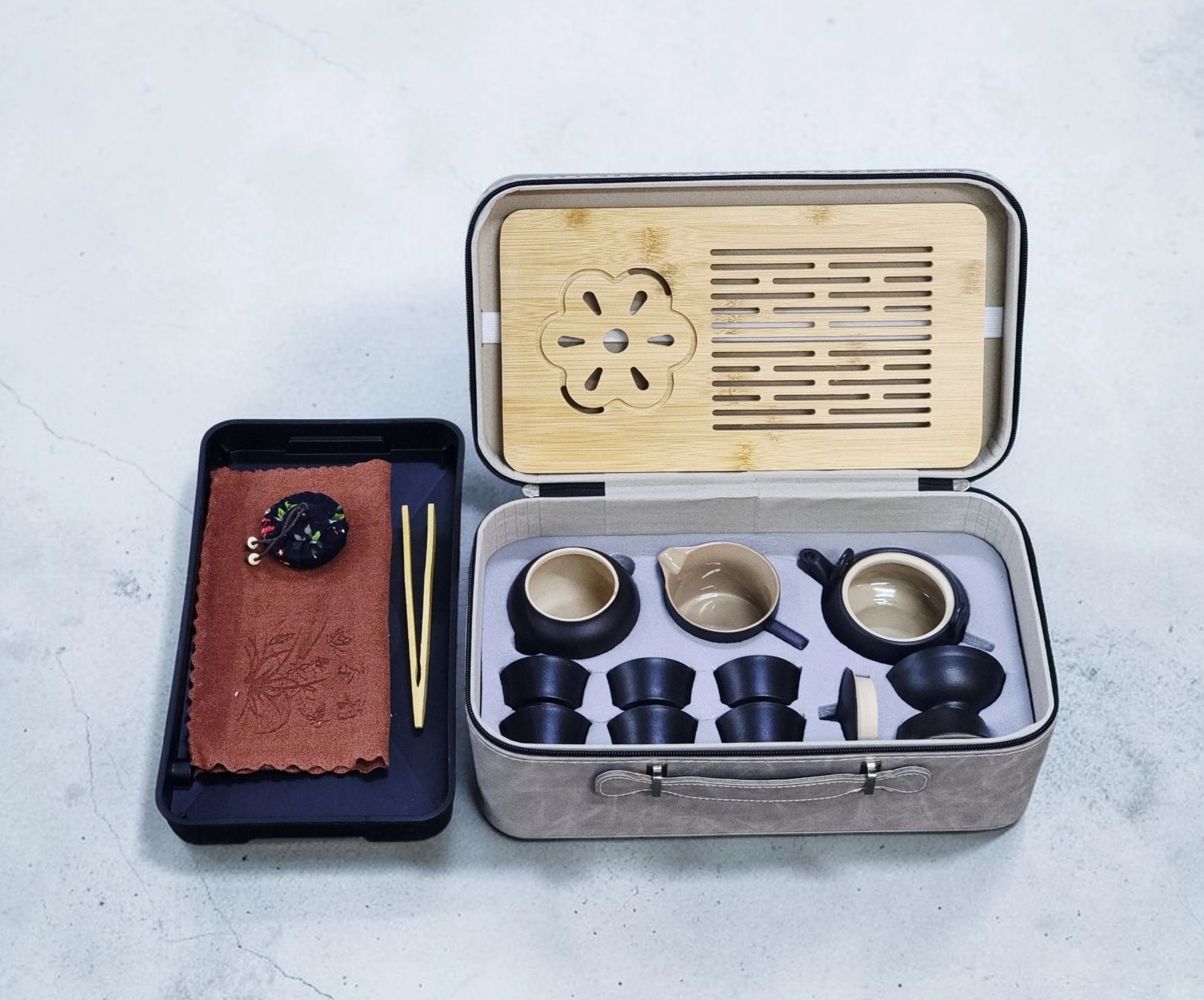 CERAMIC PORTABLE TEA SET