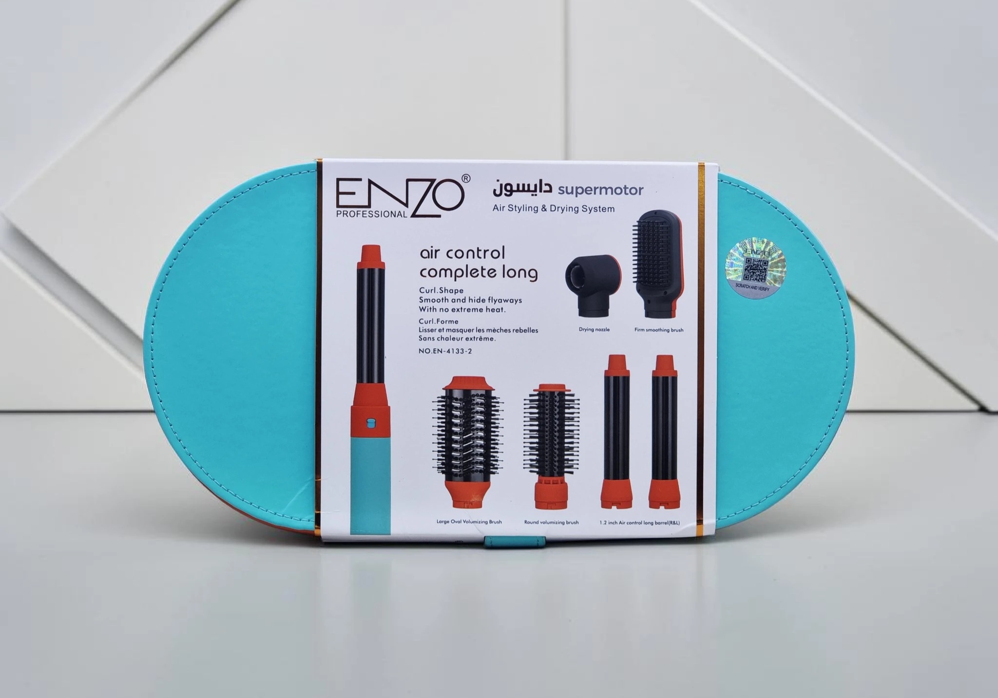 ENZO PROFESSIONAL AIR STYLING AND DRYING SYSTEM GREEN RED EN-4133-2