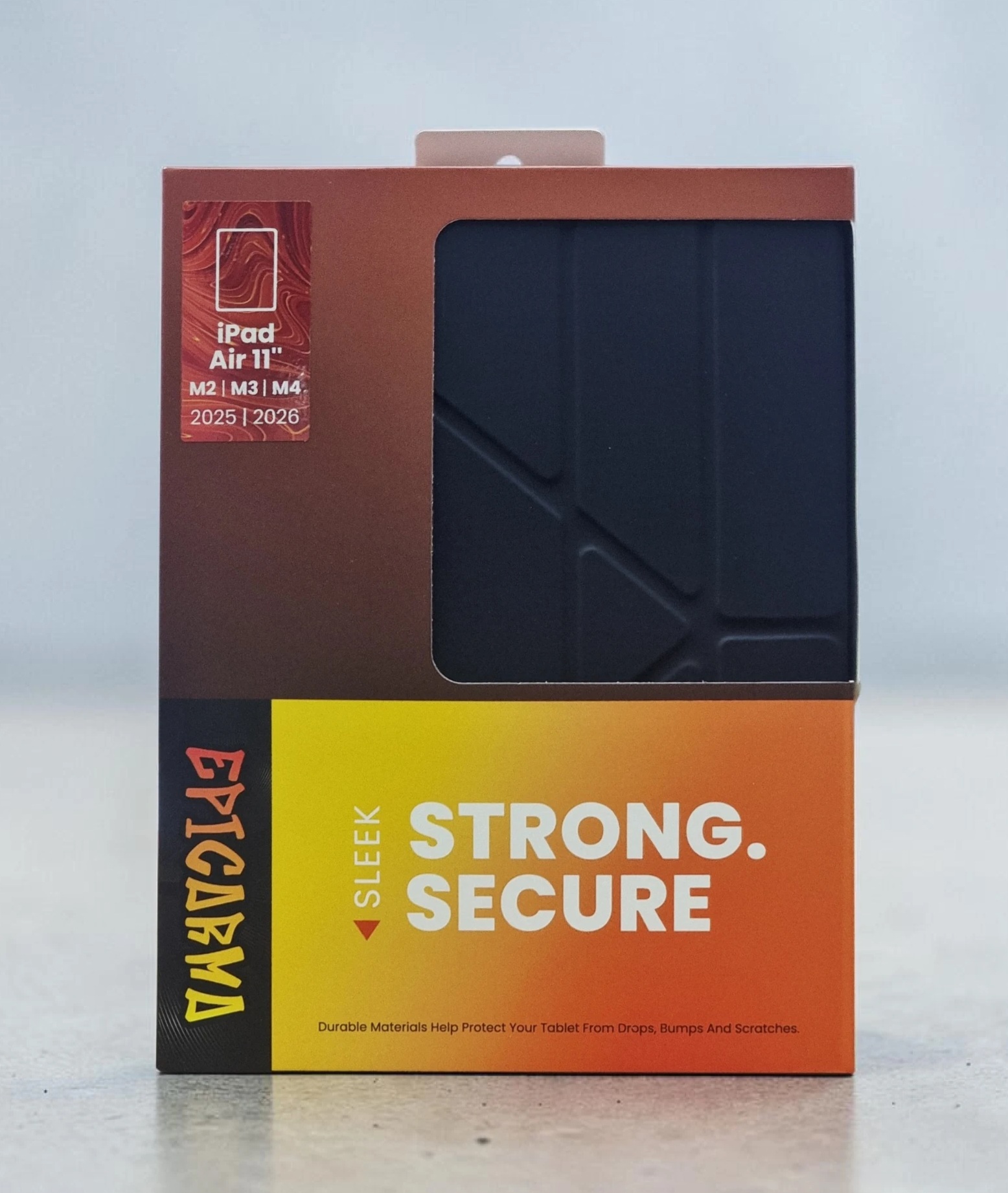 EPICARMA IPAD AIR 11 INCH M3M4 SLEEK STRONG SECURE CASE BLACK EA-IPA11-BK
