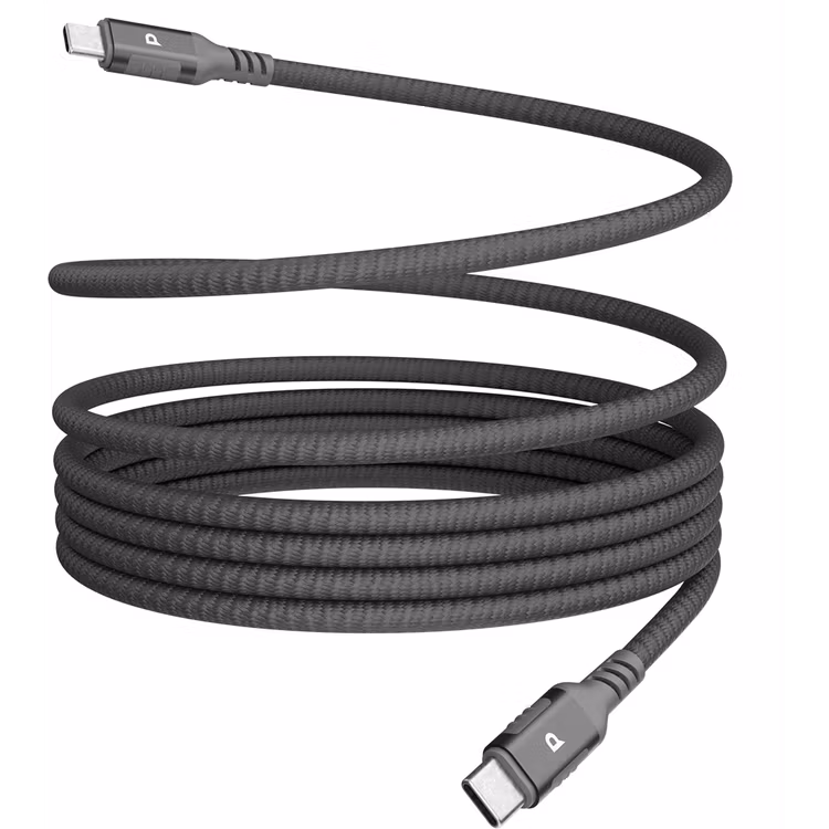 POWEROLOGY MAGLINK WEAVE MAGNETIC USB C CABLE 1.2M GRAY PCAB024GY