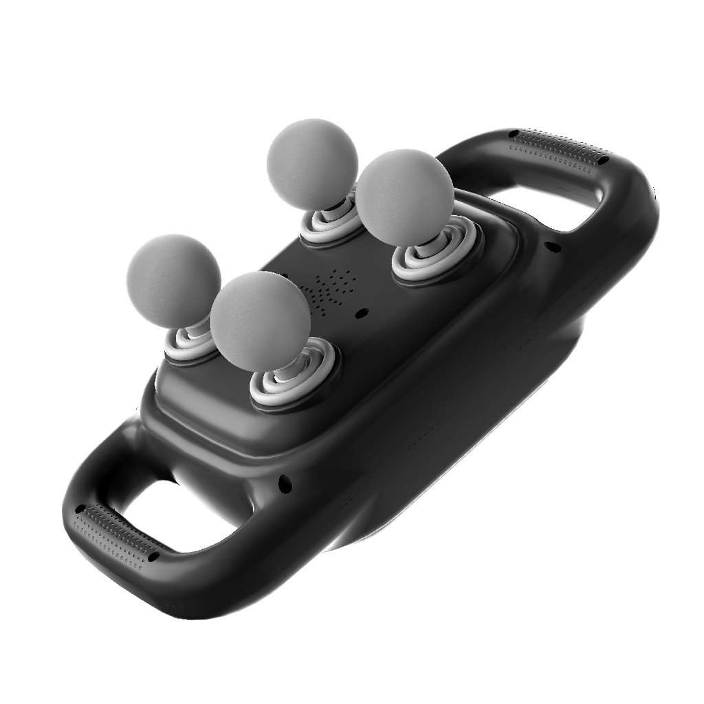 PORODO LIFESTYLE QUAD COMFORT MASSAGER BLACK PD-4HMSG-BK