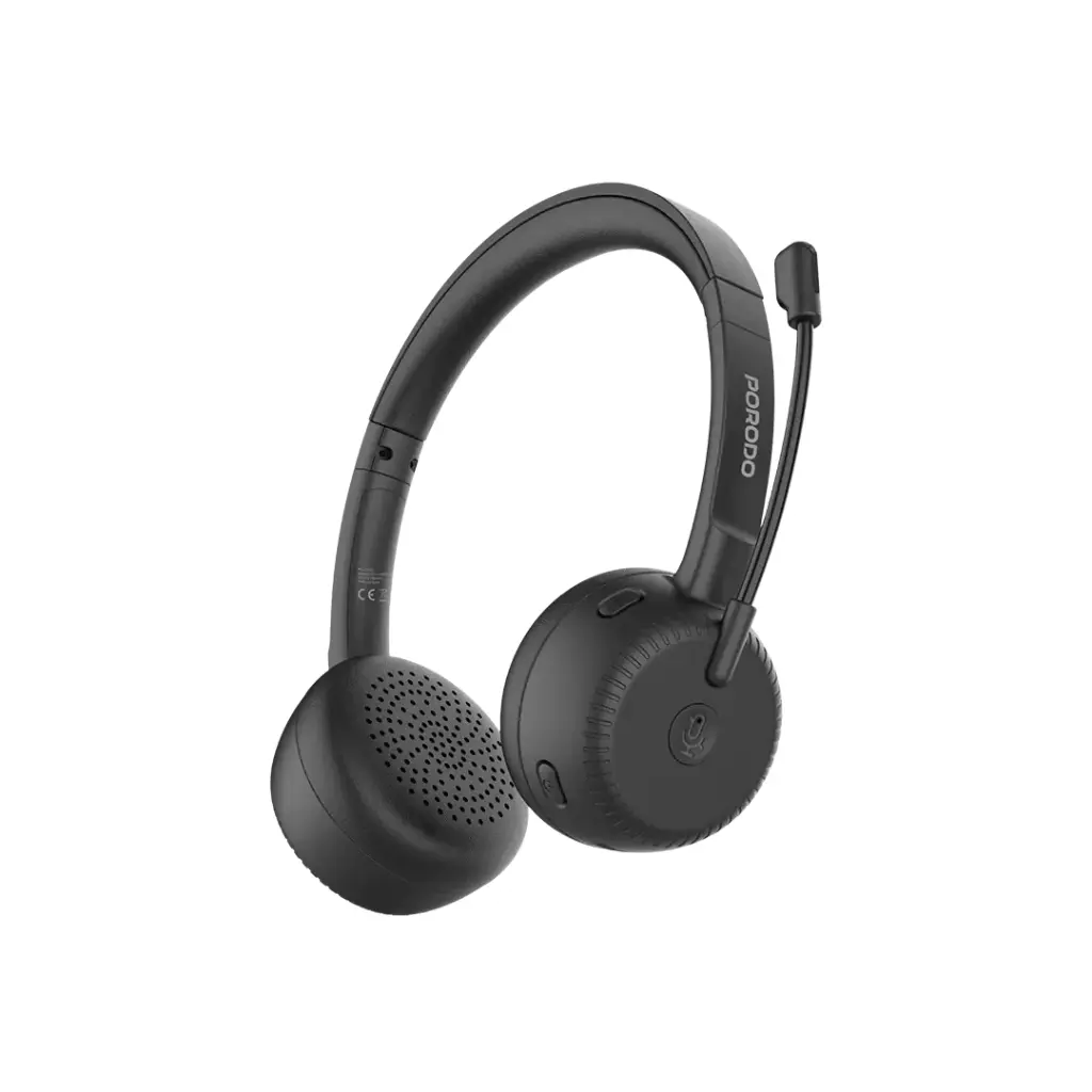 PORODO OFFICE WIRELESS HEADSET BLACK PD-ETK02-BK