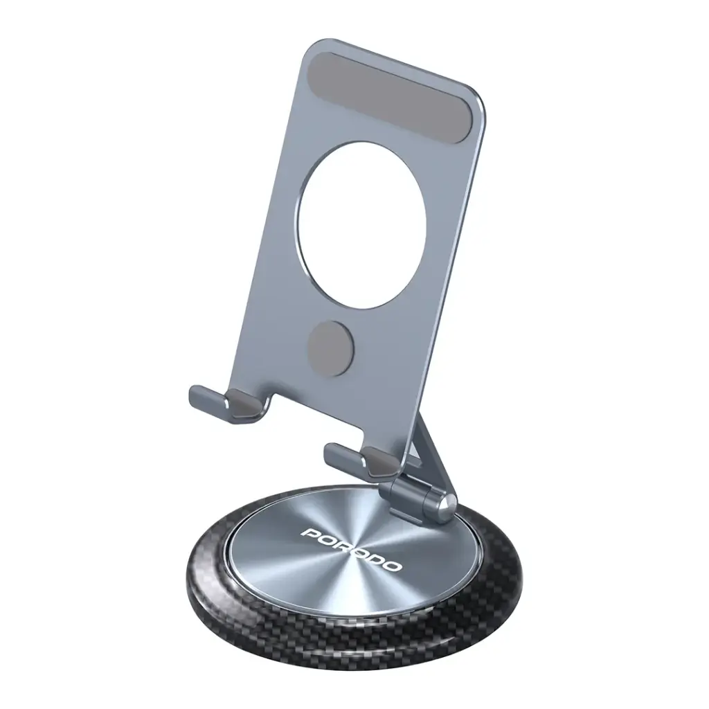 PORODO 360° ROTATING MOBILE & TABLET STAND GRAY PD-HSM25-GY