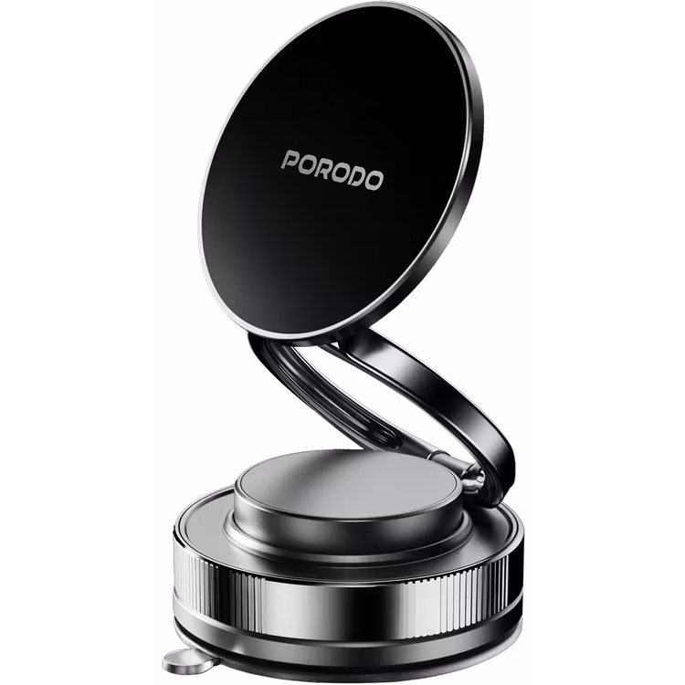 PORODO VACUSEAL VACUUM SUCTION FOLDING MAGNETIC MOUNT BLACK PD-HSM26-BK