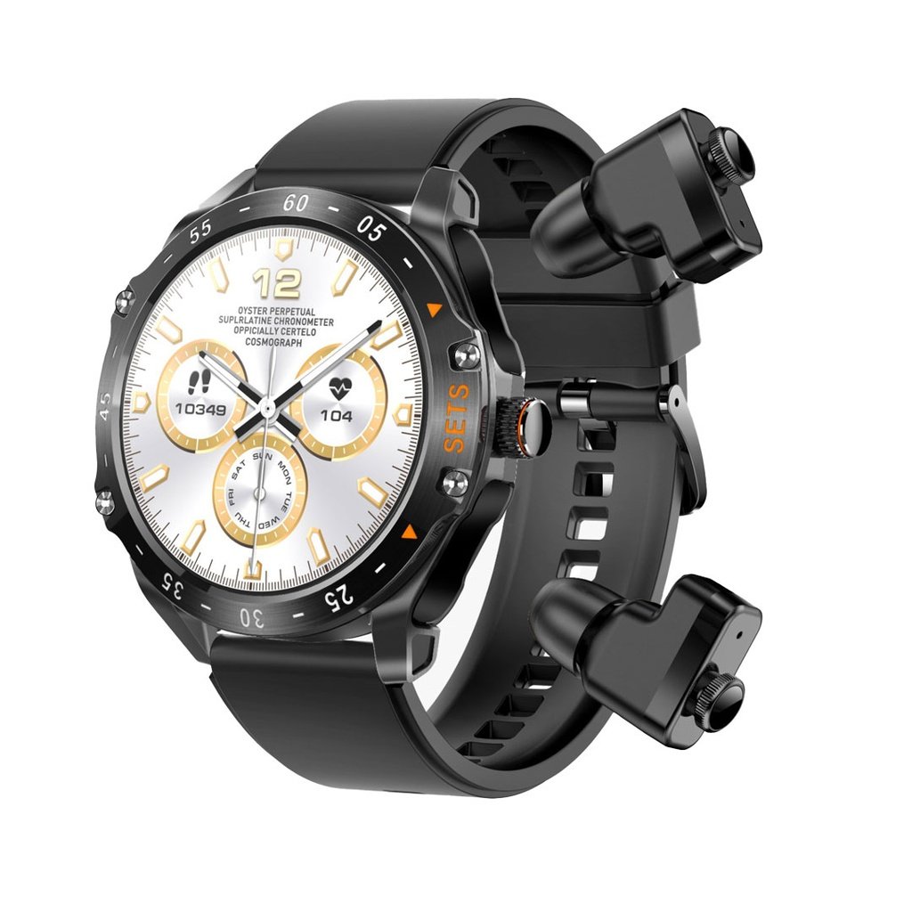 PORODO HYPE SMARTWATCH WITH EARBUDS BLACK PD-HYPE-BK