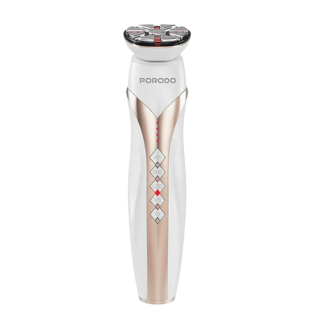 PORODO LIFESTYLE RF AND EMS VIBRATION LIGHT THERAPY DEVICE WHITE PD-LFST100-WH
