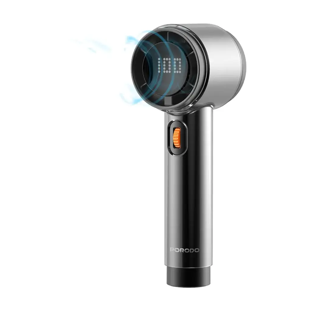 PORODO LIFESTYLE AIR BOOST TURBO FAN BLACK PD-LFST152-BK