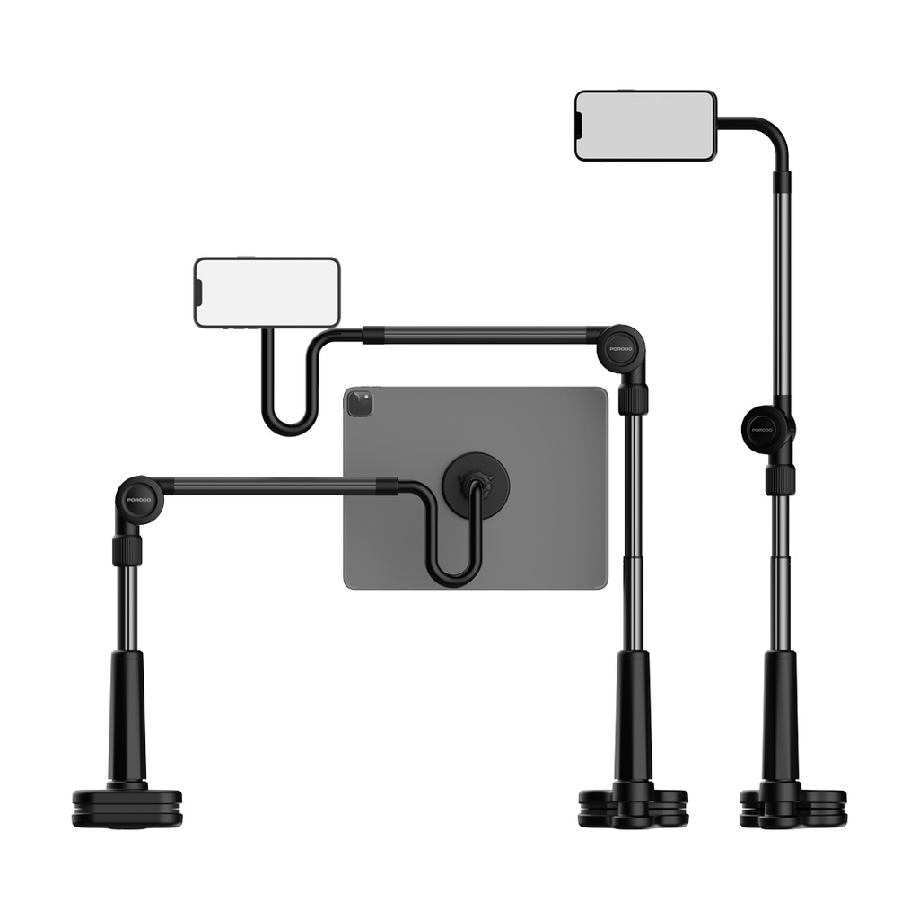 PORODO MAGSAFE &TABLET LAZY BRACKET BLACK PD-LMGS92-BK