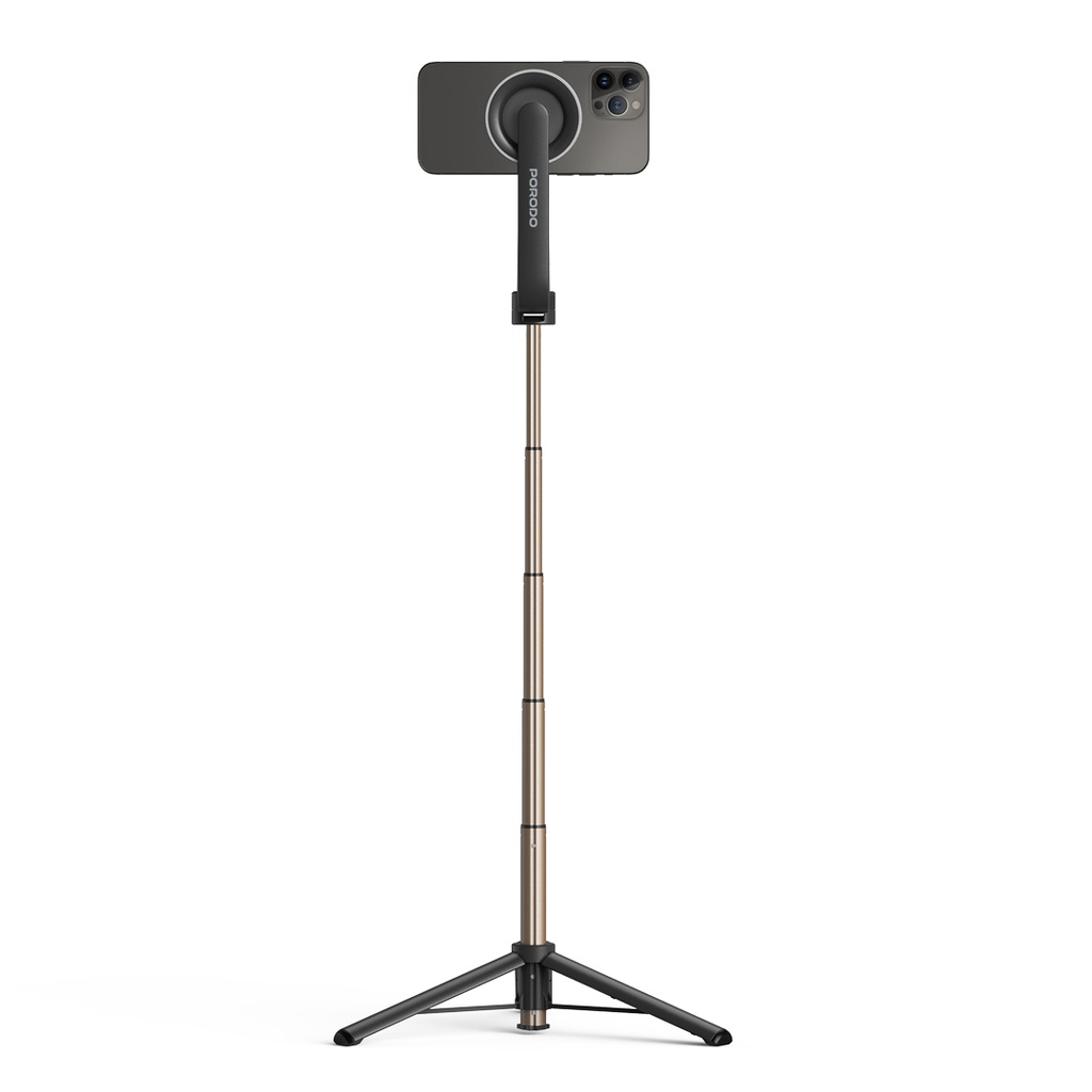 PORODO MAGNETIC MAGSAFE SELFIE TRIPOD 65CM BLACK PD-MGS64-BK