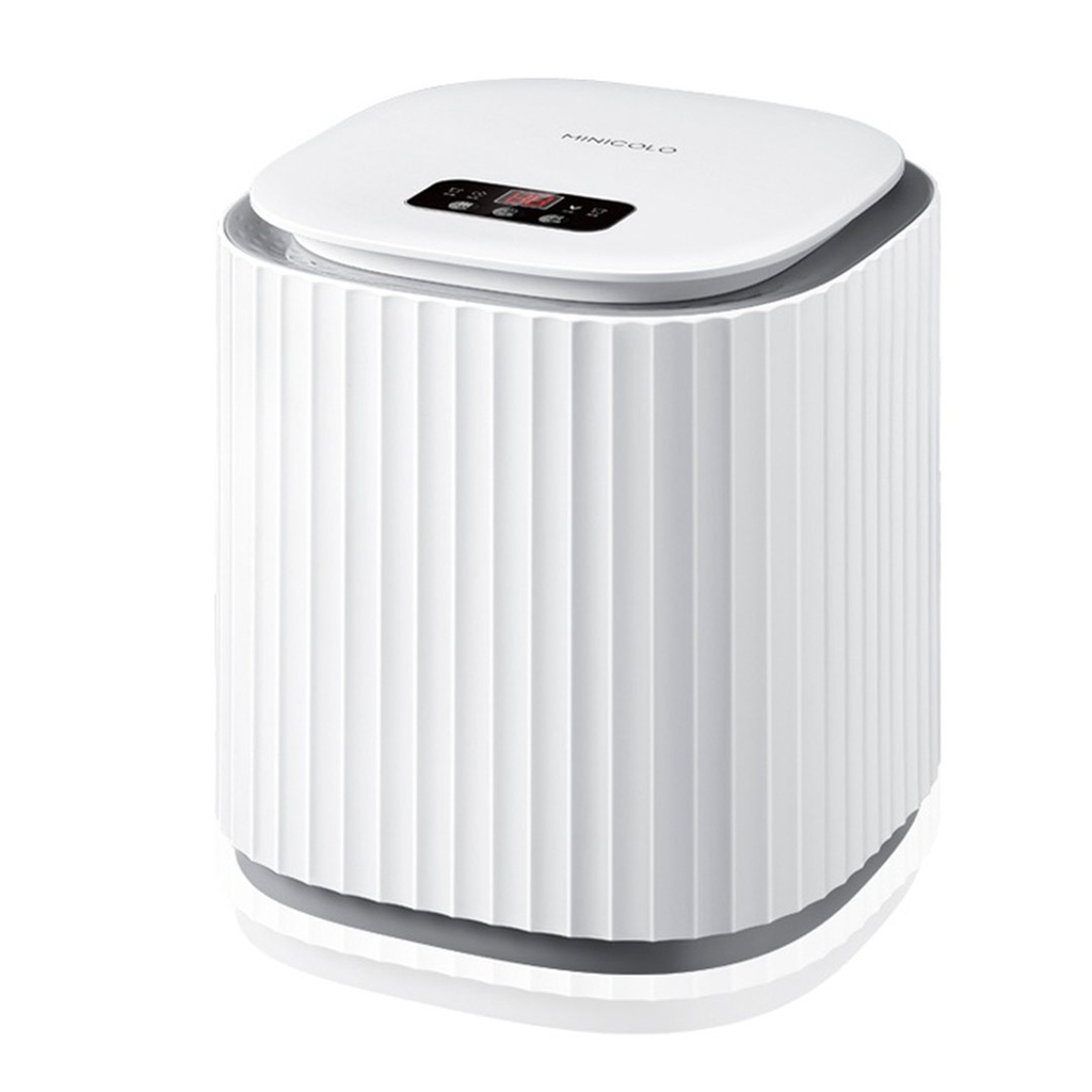 PORODO LIFESTYLE PORTABLE MINI WASHING MACHINE WHITE PD-MWSHM-WH