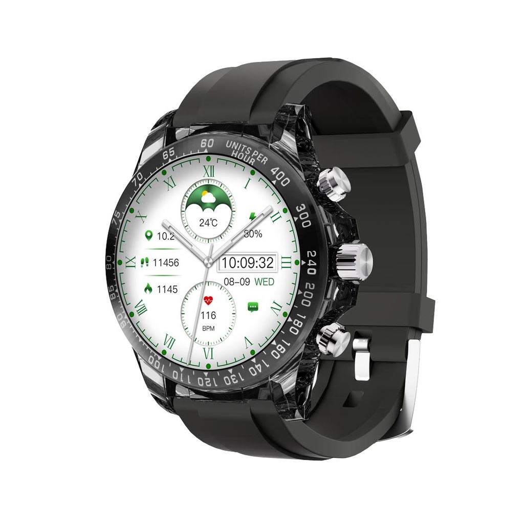 PORODO RAYTONA  SMART WATCH BLACK PD-RAYTONA-BK