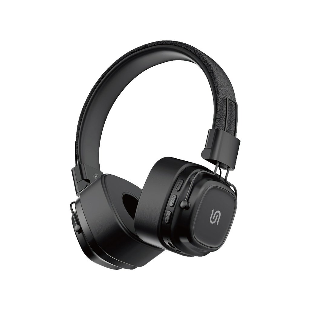 PORODO SOUNDTECH VINTAGE WIRELESS ENC HEADPHONE BLACK PD-STWLEP037-BK