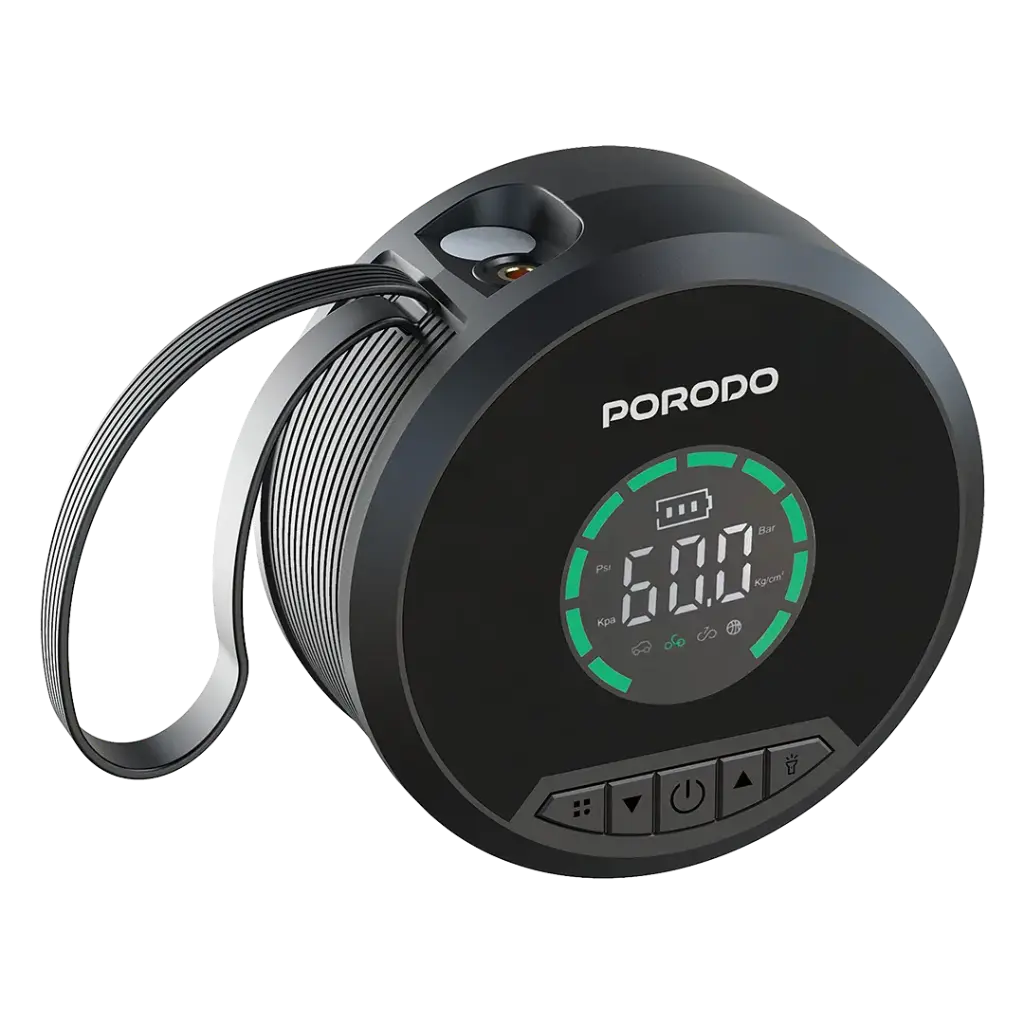 PORODO GAGEFIT POWER BANK AND JUMP STARTER 8000MAH BLACK PDCC218BK