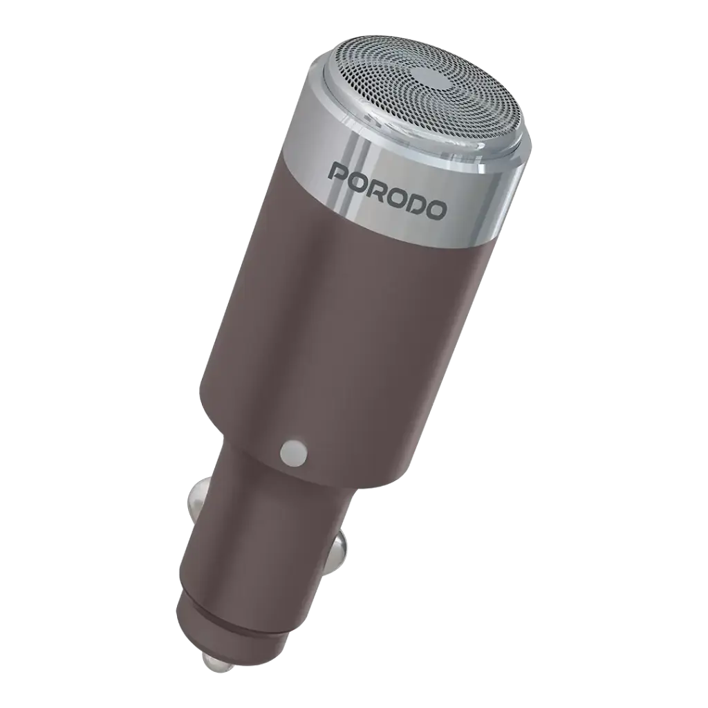 PORODO SHAVE N DRIVE MULTI FUNCTION CAR CHARGER SHAVER HEAD PD30W BROWN PDCCR30BR