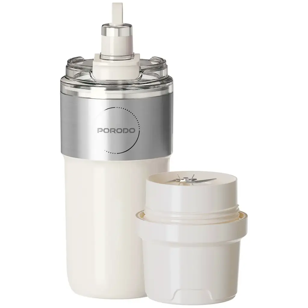 PORODO LIFESTYLE VACUUM INSULATED STAINLESS BLENDER CUP WHITE PDGCZK378WH