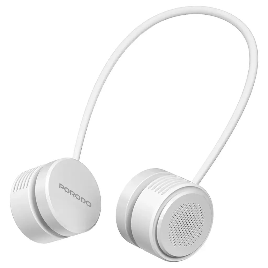 PORODO LIFESTYLE AIRFLEX BLADLESS NECK FAN WHITE PDLFST187WH