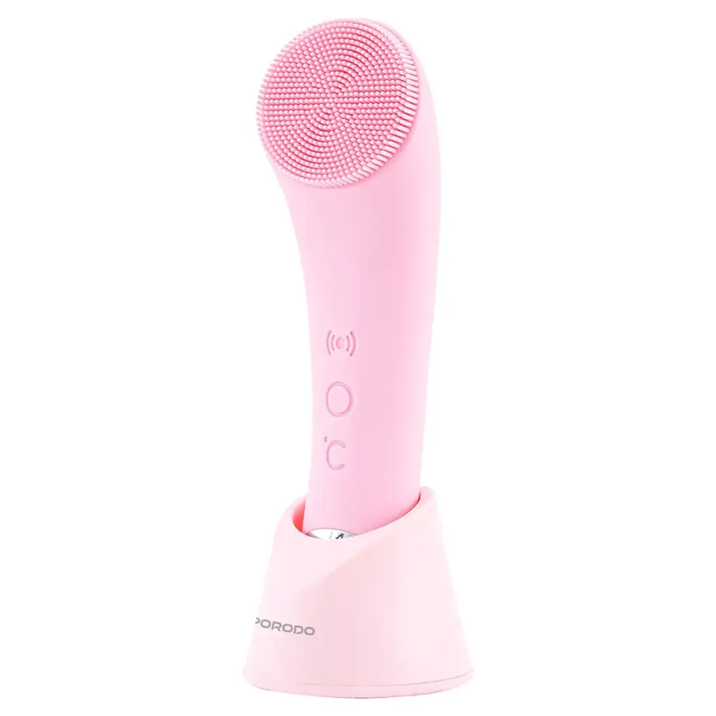 PORODO LIFESTYLE SONIC VIBRATION FACIAL CLEANING BRUSH PINK PDLFST193PK
