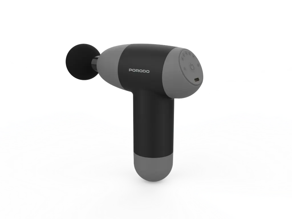 PORODO LIFESTYLE EASEON HANDHELD MASSAGER BLACK-GRAY PDLFSTJ14BKGY