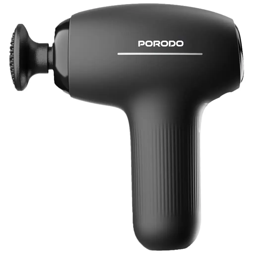 PORODO LIFESTYLE CORDLESS MINI MASSAGE GUN BLACK PDLFSTMG01BK