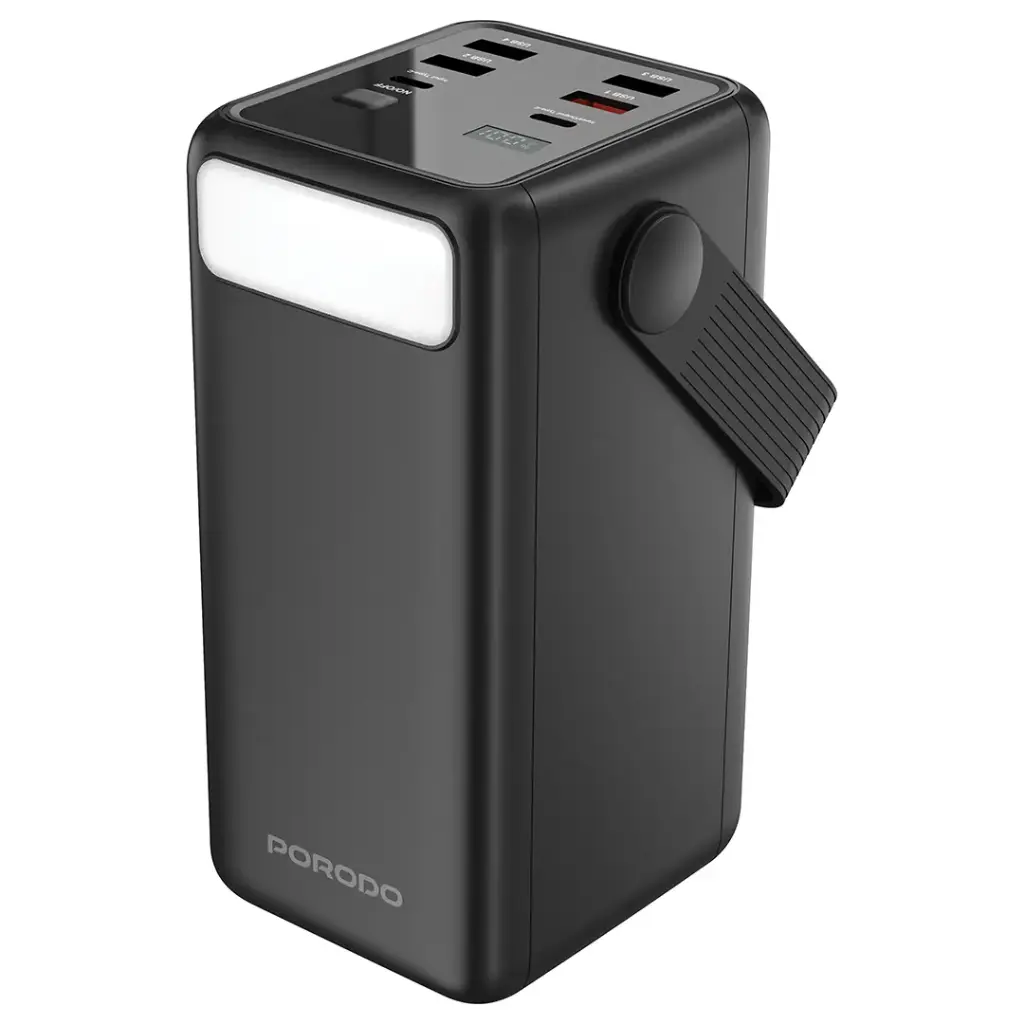PORODO LARA 50000MAH POWER BANK PD20W BLACK PDPBJ281BK