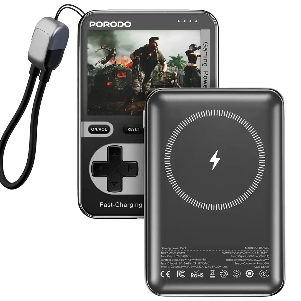 PORODO ARCADEVOLT 10000MAH MAGSAFE POWERBANK BLACK PDPBXH002BK