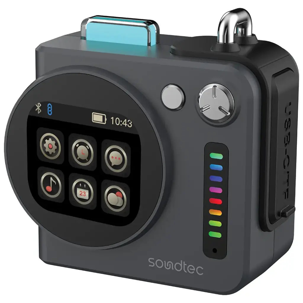 PORODO SOUNDTECH VIBEGO MINI RGB SPEAKER BLACK PDSTQS001GY