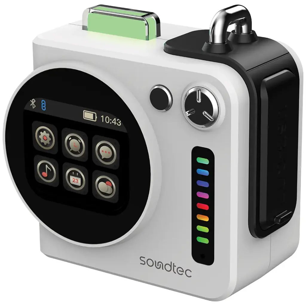 PORODO SOUNDTECH VIBEGO MINI RGB SPEAKER WHITE PDSTQS001WH