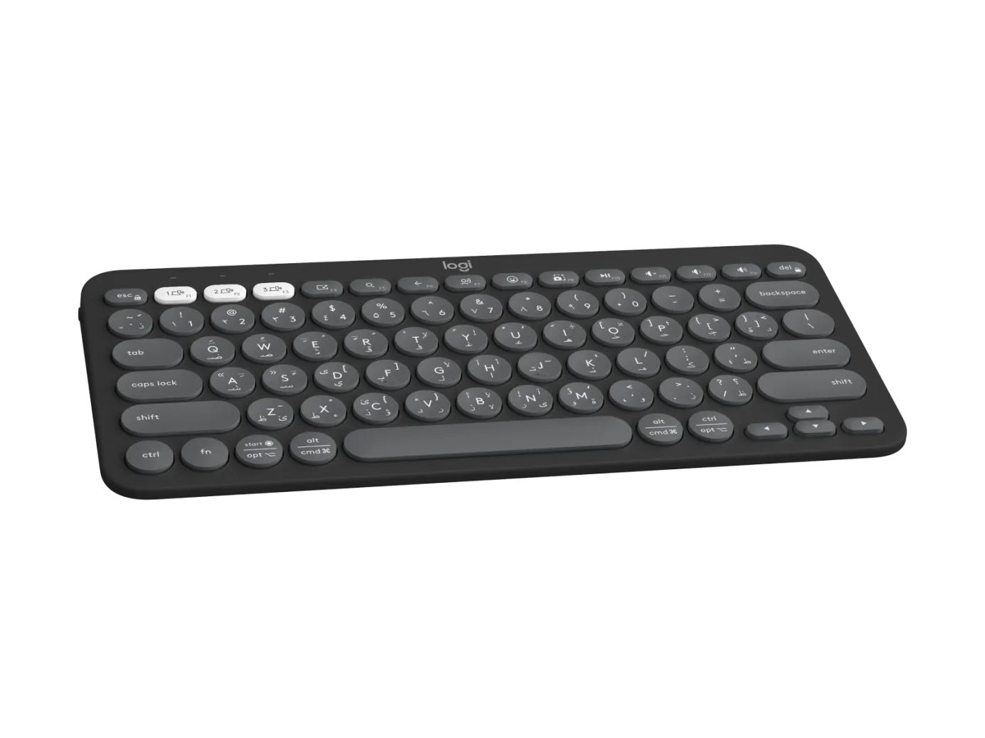 Logitech Pebble Keys 2 Multi-Device Portable Keyboard K380S Graphite 920-011867 thumbnail 4
