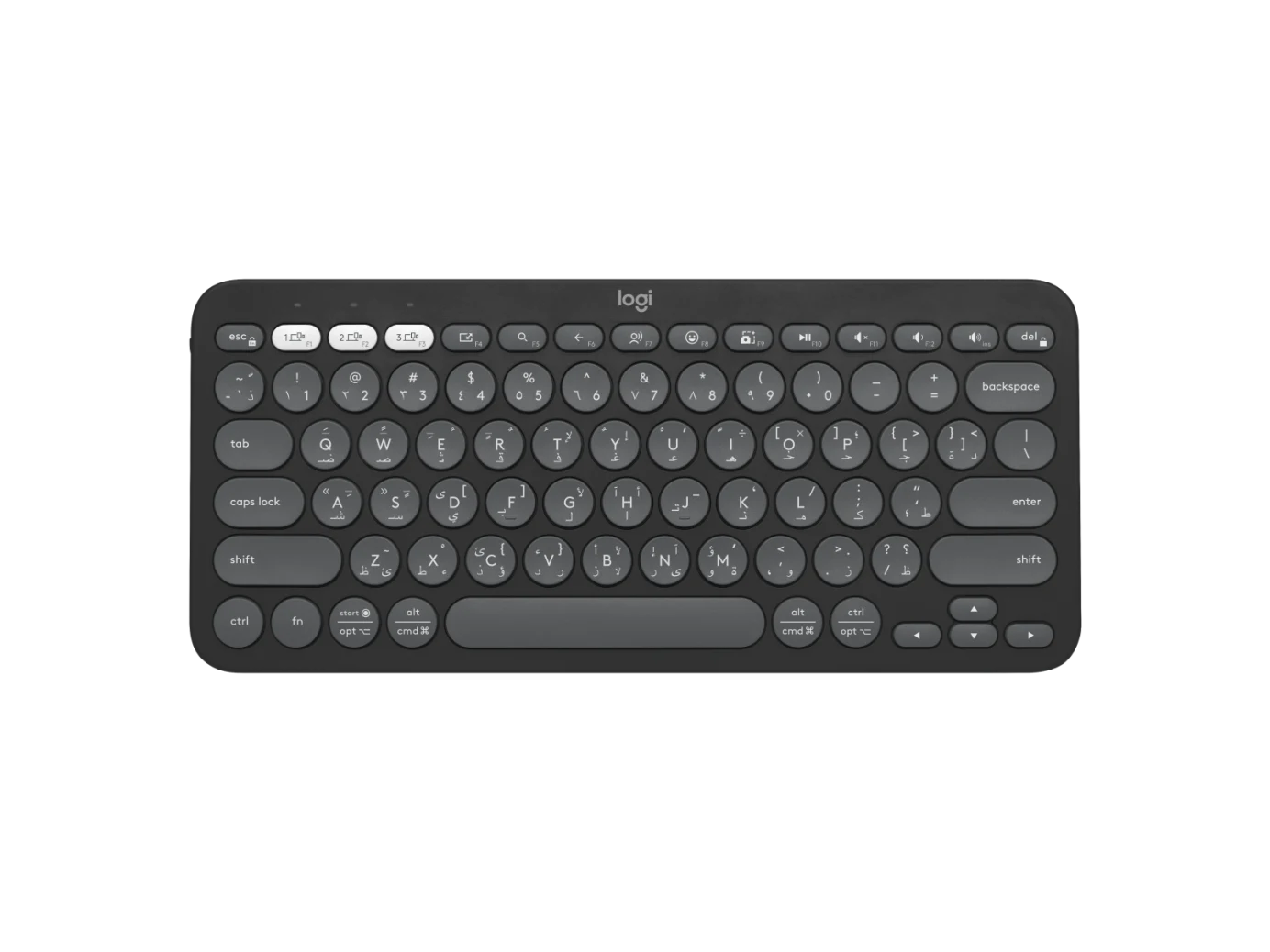 Logitech Pebble Keys 2 Multi-Device Portable Keyboard K380S Graphite 920-011867