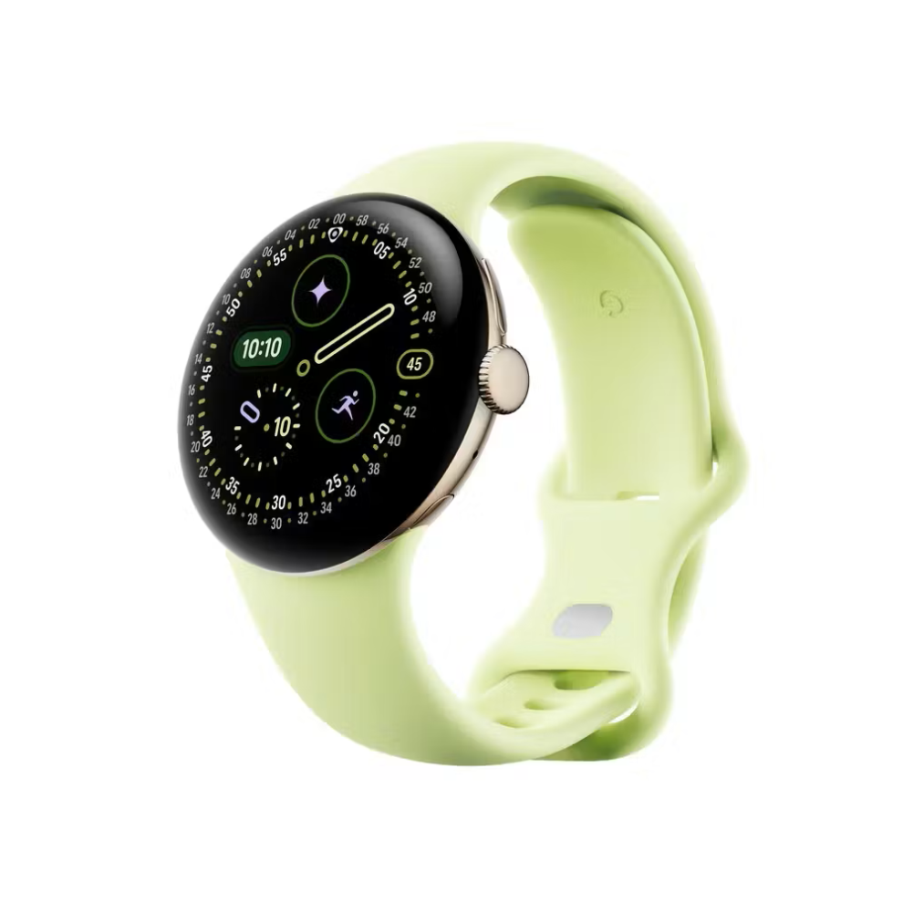 GOOGLE PIXEL WATCH 4 41MM WIFI SMART WATCH CHAMPAGNE GOLD/LEMONGRASS