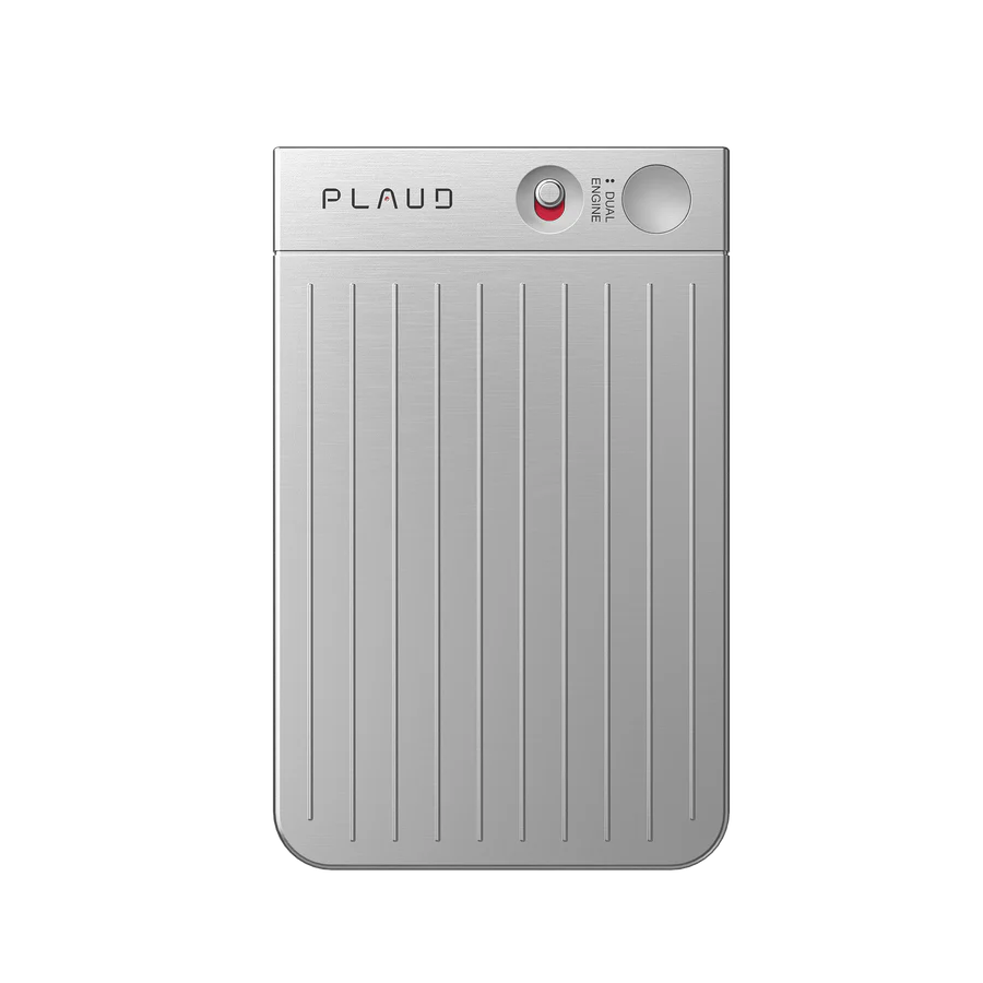 PLAUD NOTE TRANSCRIBE AI VOICE RECORDER SUMMARIZE SILVER NB-100