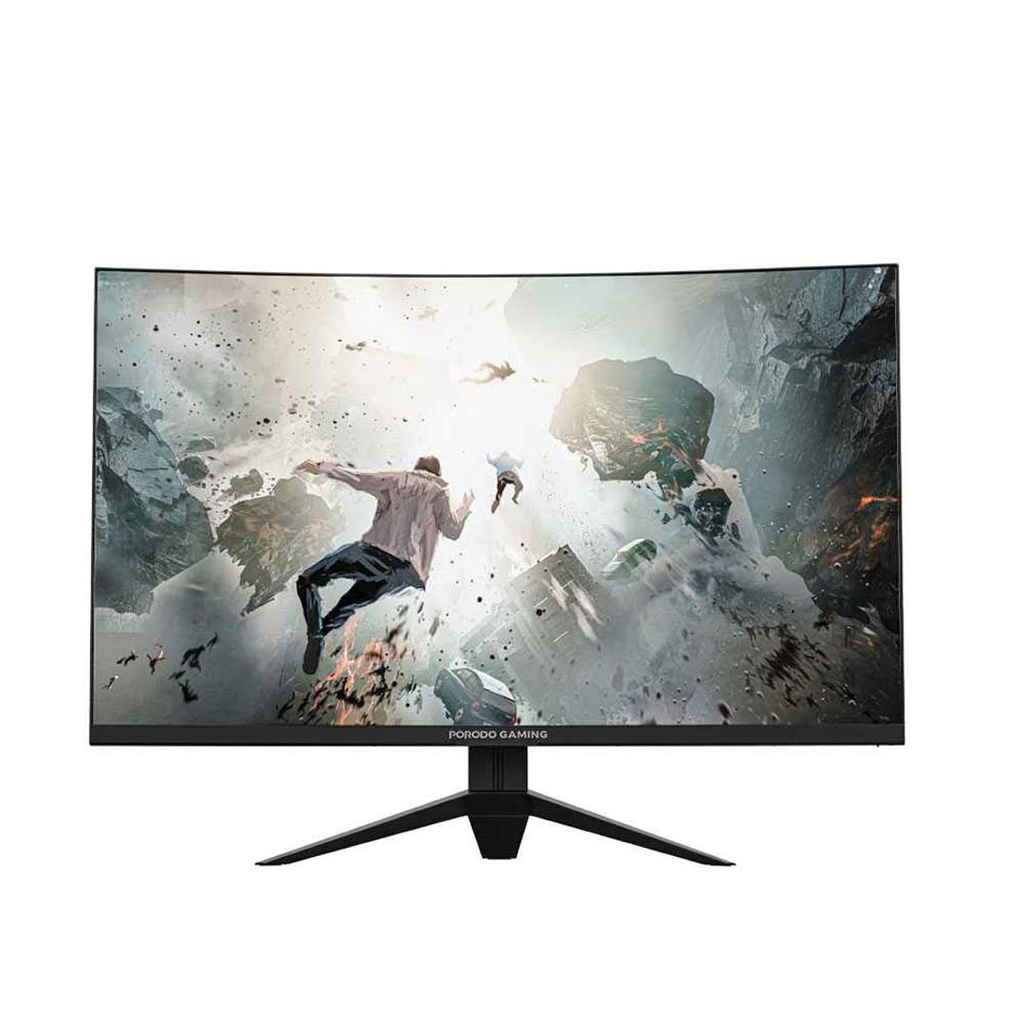 PORODO 32 INCH WIDE SCREEN CURVED GAMING MONITOR QHD PDX523-BK
