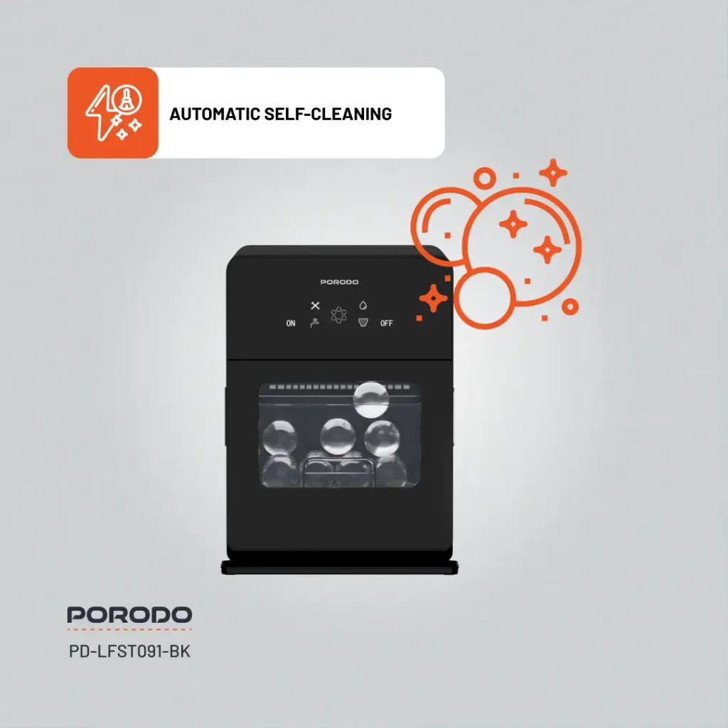 PORODO SPHERE ICE MACHINE 1.6L BLACK PD-LFST091-BK thumbnail 13