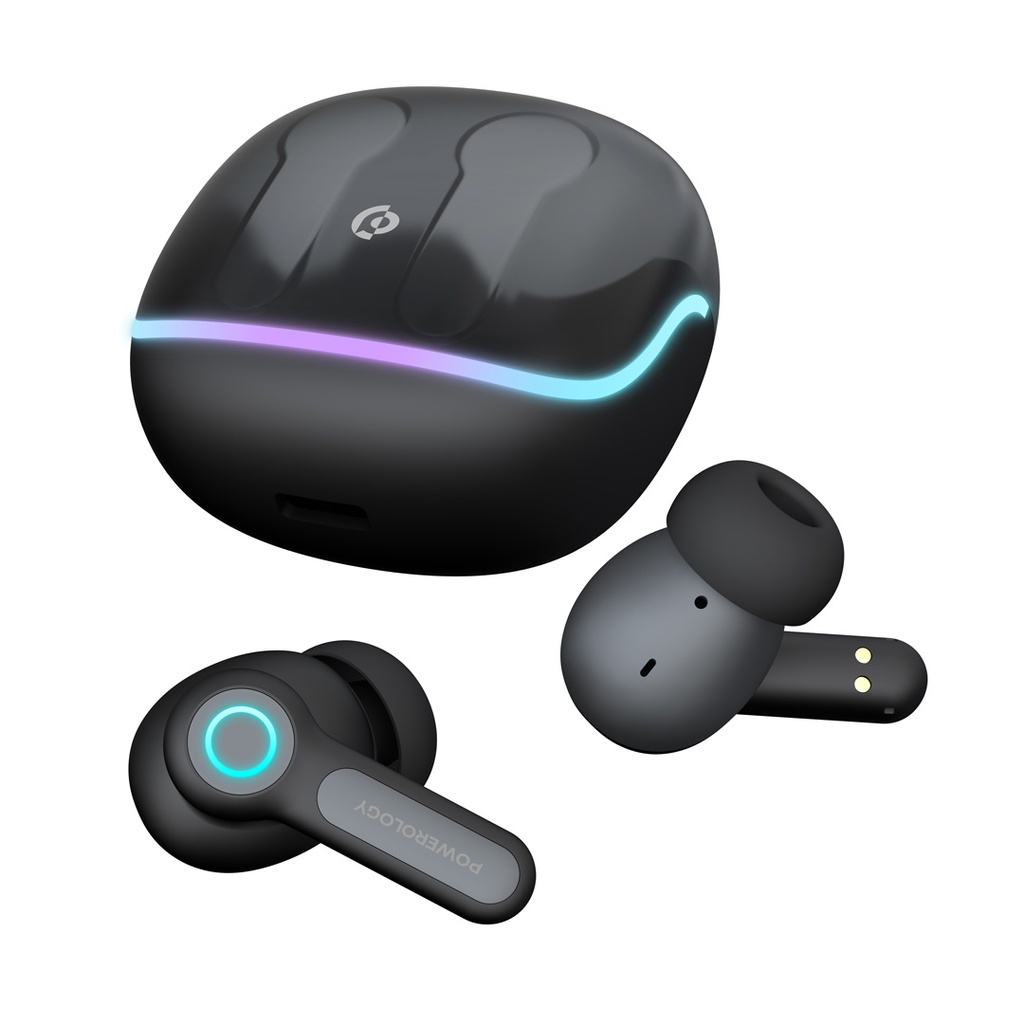 POWEROLOGY QUAD ENC TRUE WIRELESS BUDS BLACK PWLAU005BK thumbnail 5