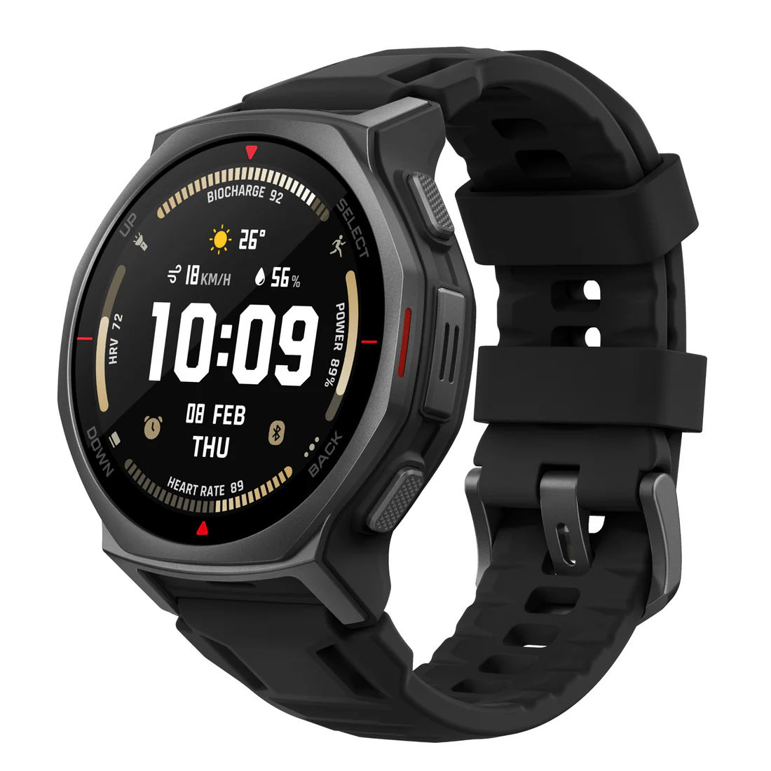 AMAZFIT T-REX 3 PRO 48MM SMART WATCH TACTICAL BLACK A2444