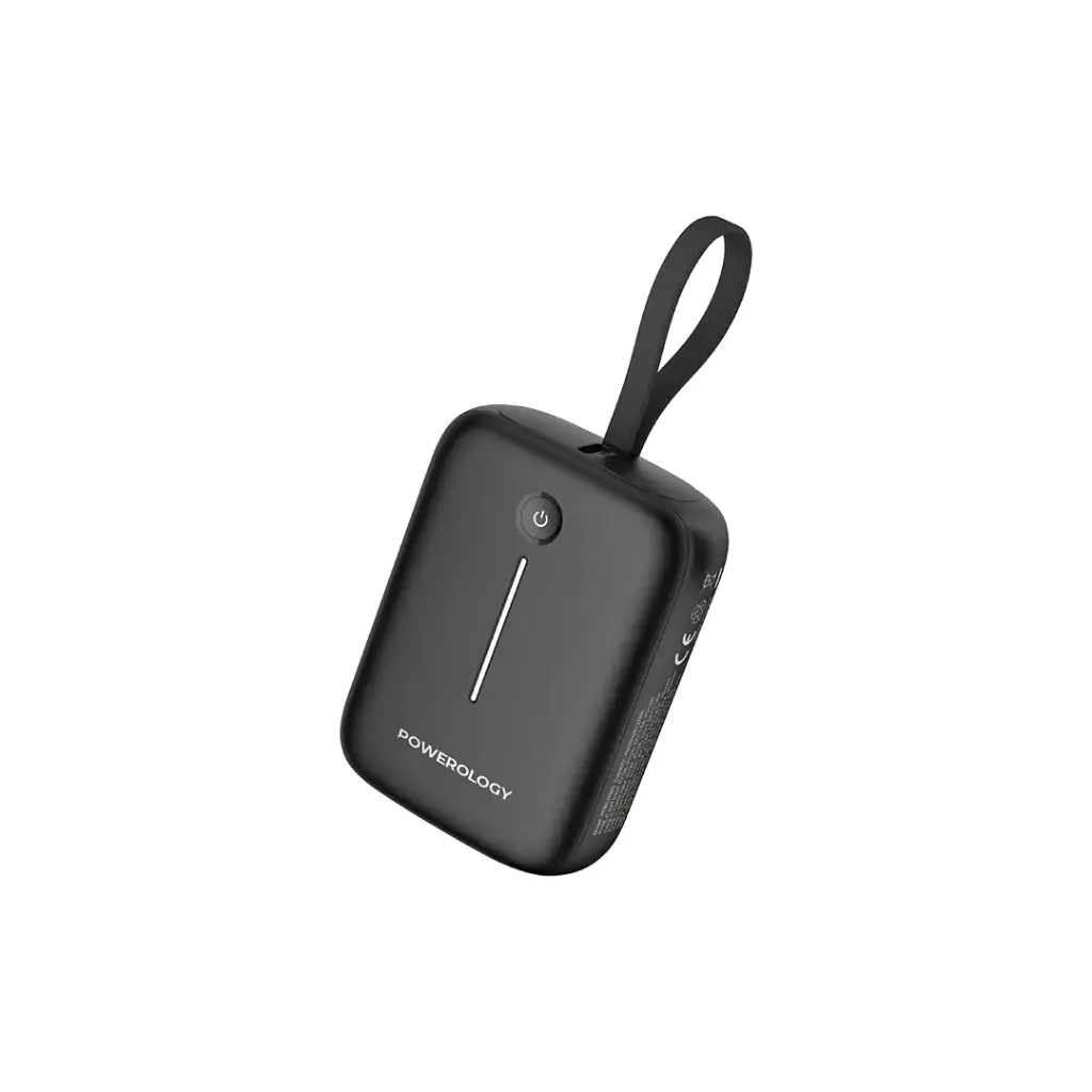 POWEROLOGY 10000MAH POWER BANK PP066 BLACK PPBCHA66BK