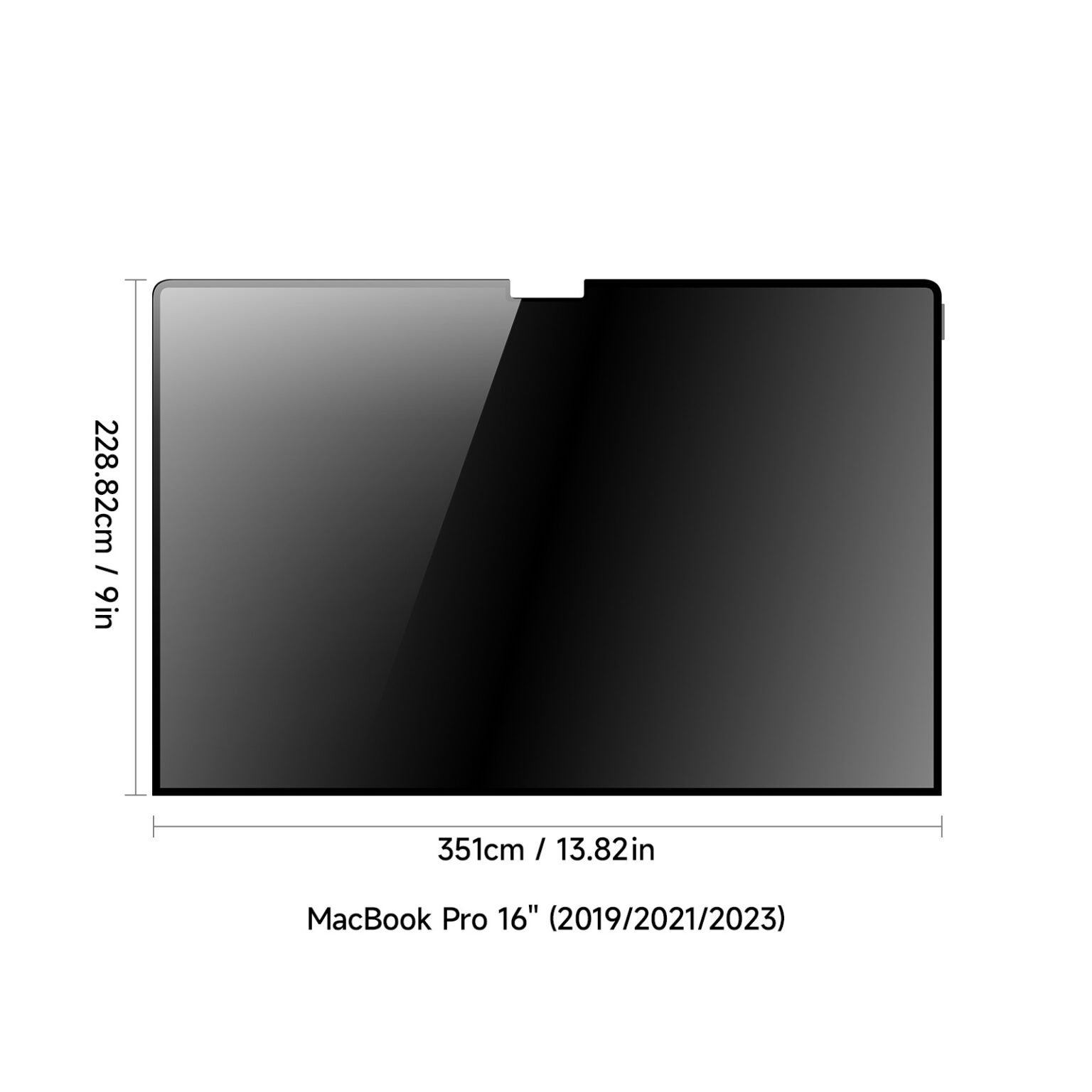 DUXDUCIS MACBOOK AIR 13.6 LENO SERIES SCREEN PROTECTOR PRIVACY DNM0002 thumbnail 10