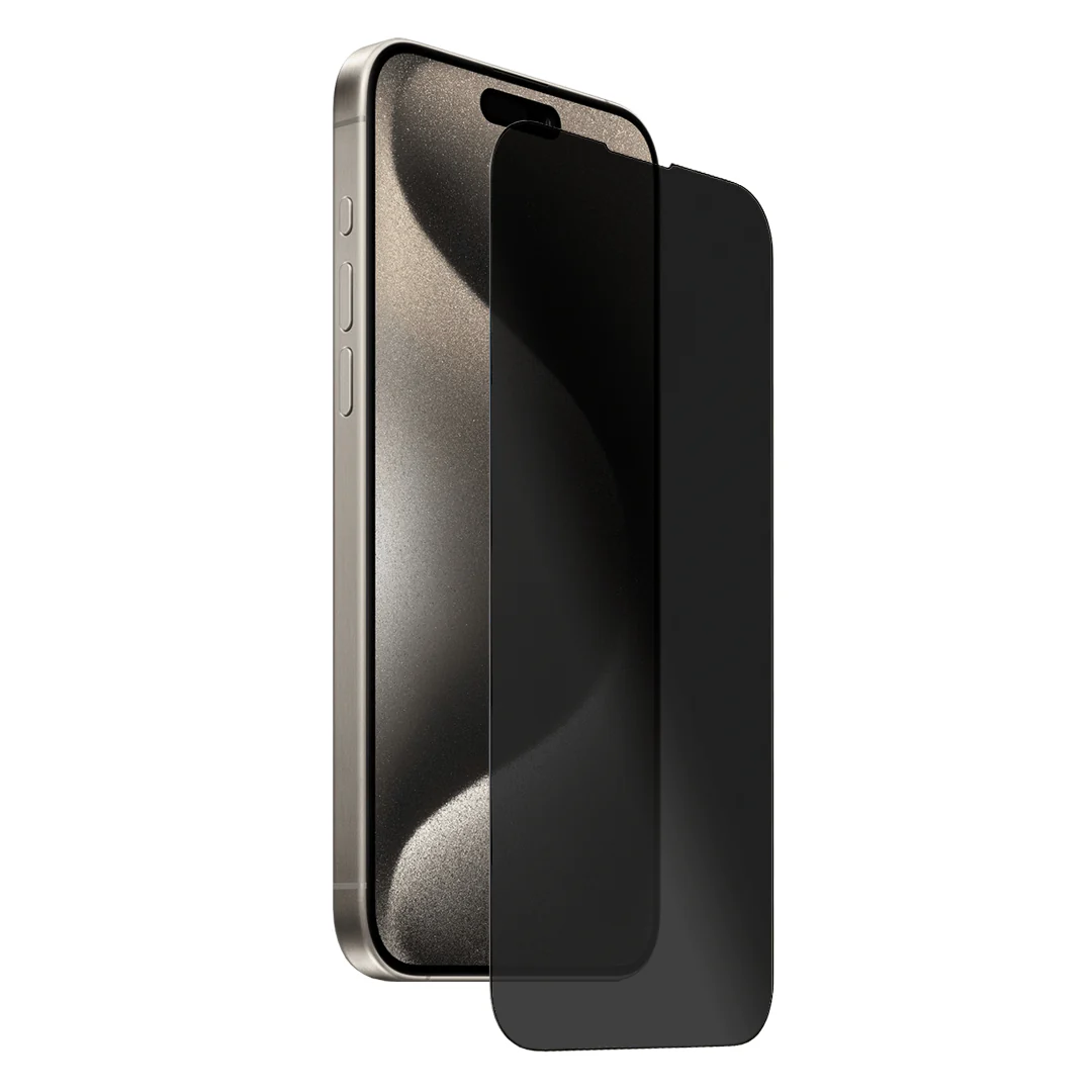 MOCOLL IPHONE 15 PRO 2.5D GLASS SCREEN PROTECTOR BLACK