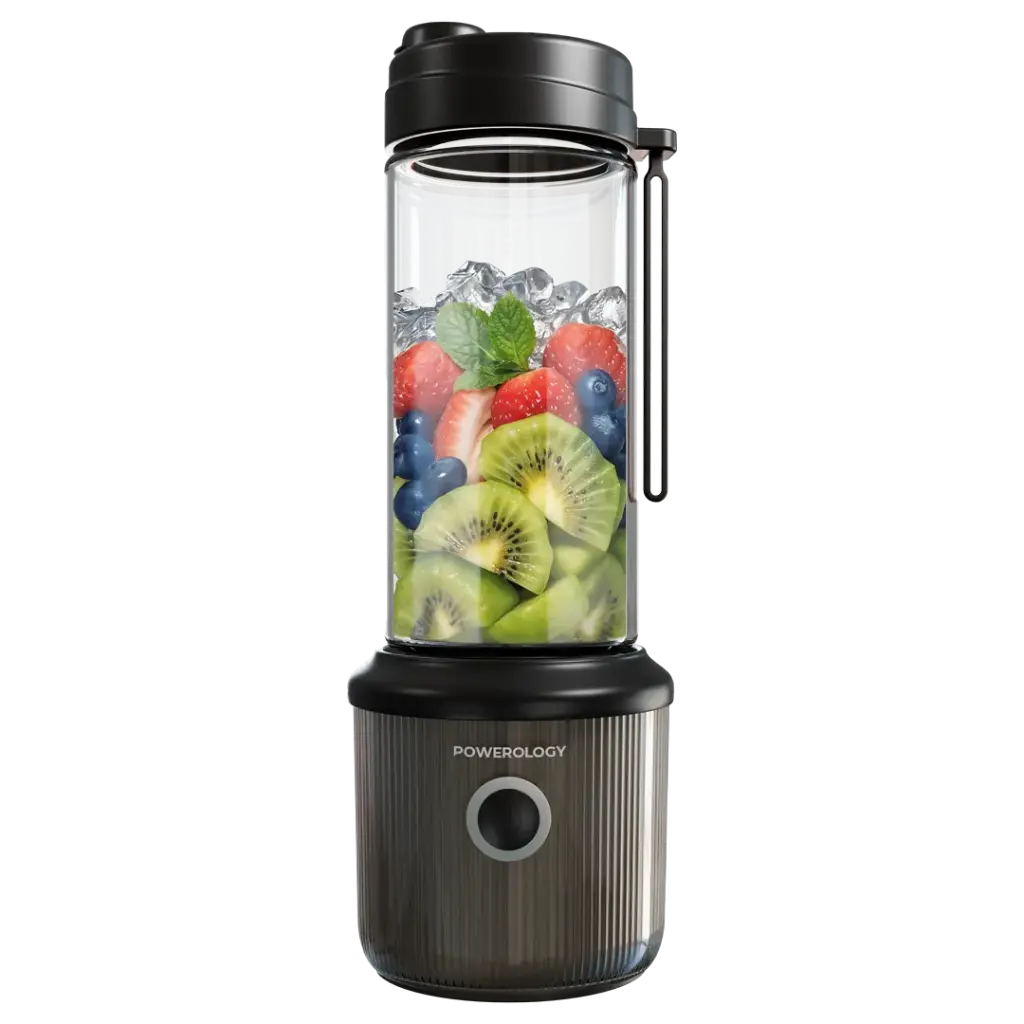 POWEROLOGY PRESS AND REFRESH PORTABLE BLENDER BLACK PSM013BK