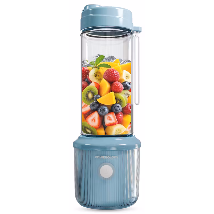 POWEROLOGY PRESS  REFRESH PORTABLE BLENDER LIGHT BLUE PSM013LTBU