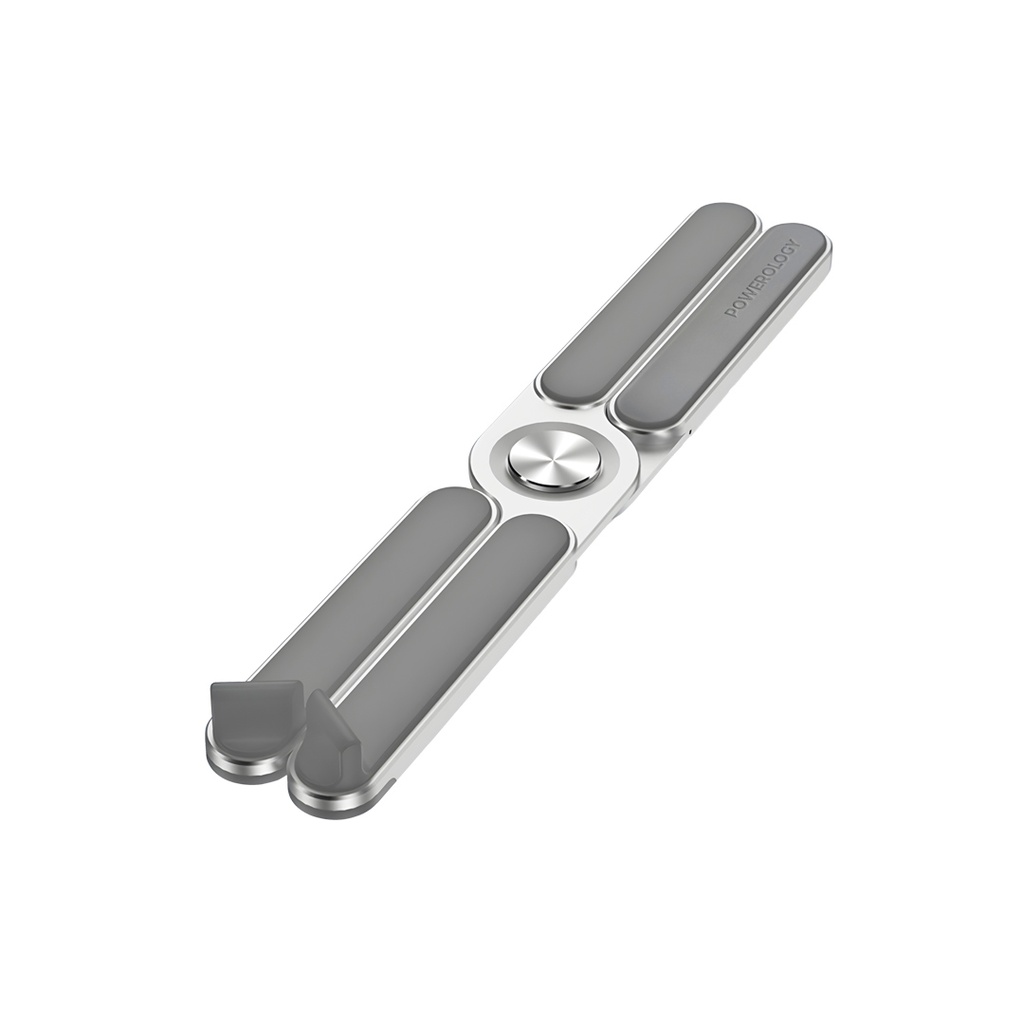 POWEROLOGY ALUMINUM FOLDING LAPTOP STAND SILVER