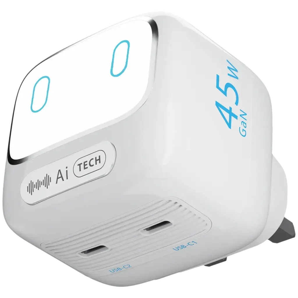POWEROLOGY LUMIX GAN AI POWER CHARGER-WHITE-PWCUQC052WH