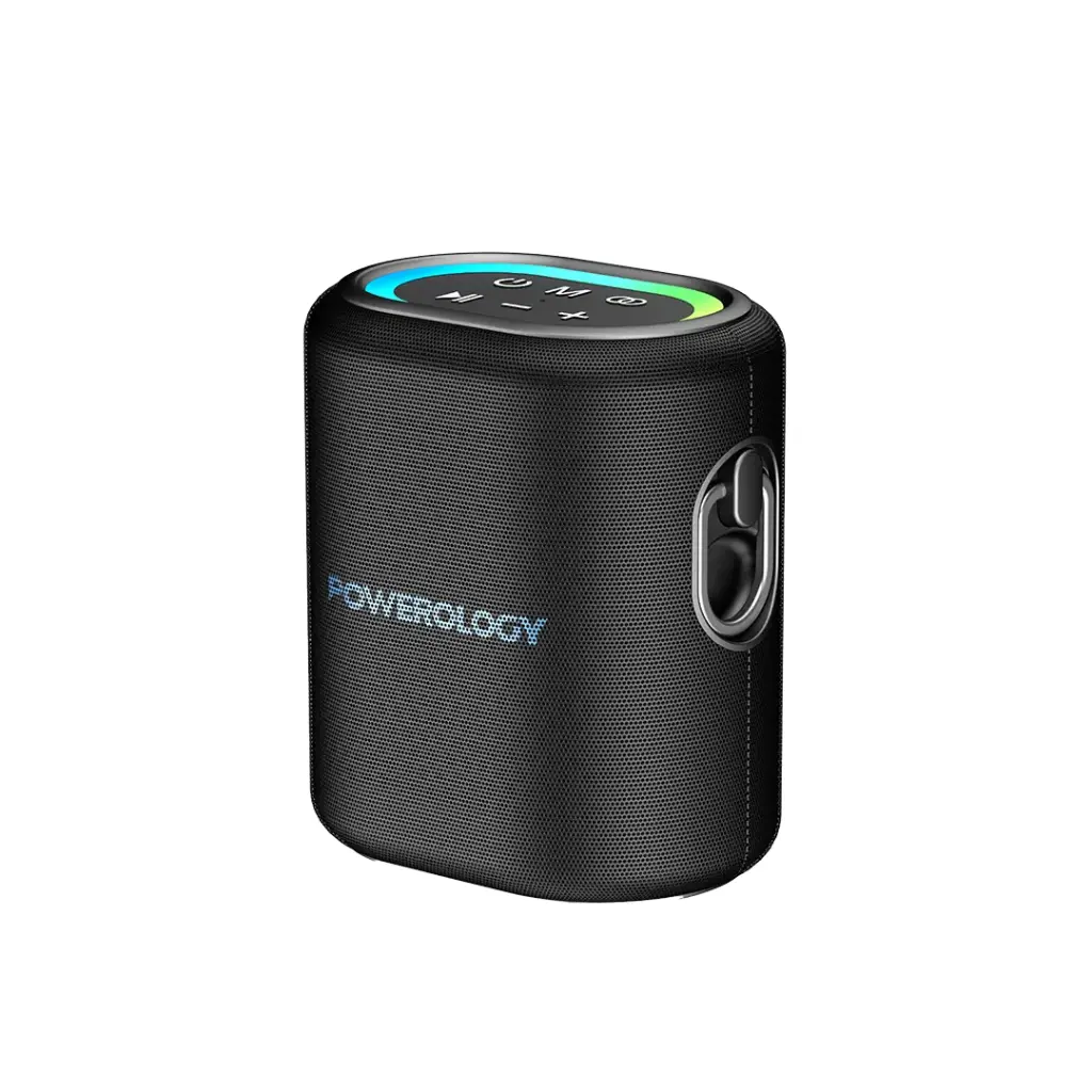 POWEROLOGY PORTABLE LOUD SPEAKER BLACK PWLAU011