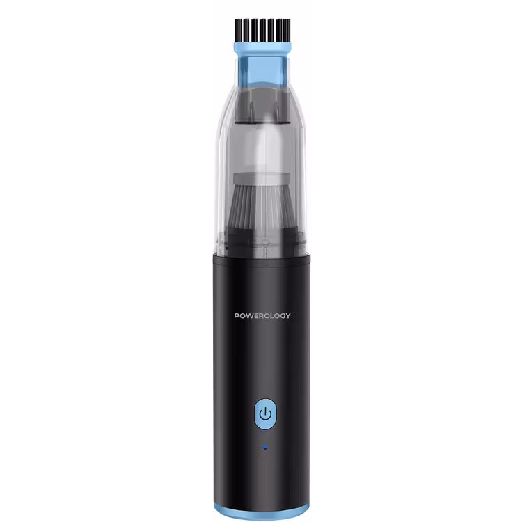 POWEROLOGY TURBOVAC 8 IN 1 HANDHELD VACUUM AND AIR DUSTER BLACK PWLFVD05BK